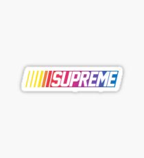 NASCAR X SUPREME LOGO Sticker