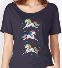 Rainbow Unicorns Women's Relaxed Fit T-Shirt