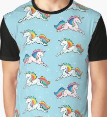 Rainbow Unicorns Graphic T-Shirt