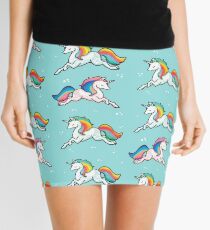 Rainbow Unicorns Mini Skirt