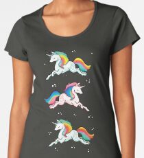 Rainbow Unicorns Women's Premium T-Shirt