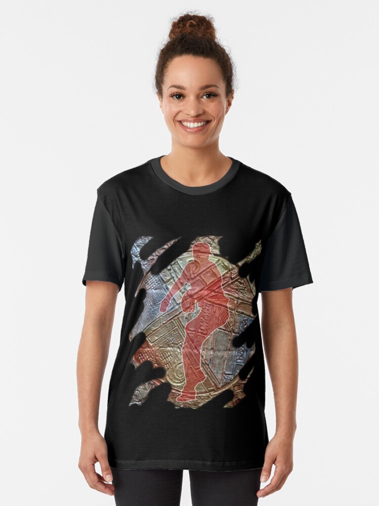 Alternate view of STRIKE THREE - BASEBALL PITCHER Graphic T-Shirt