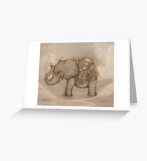 Magic Elephant Greeting Card