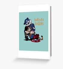 Imagined We Fall Greeting Card