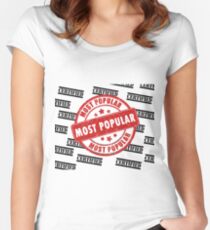 Most Popular Women's Fitted Scoop T-Shirt
