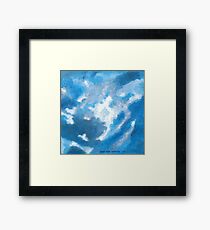 BLUESKY Framed Print