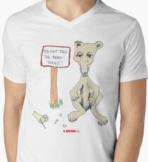 Do Not Feed the Bears! Men's V-Neck T-Shirt