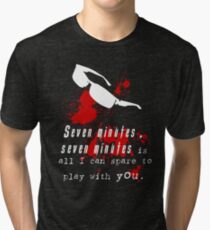 Seven Minutes , Wesker Quote Tri-blend T-Shirt
