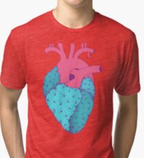 Cactus Heart Tri-blend T-Shirt