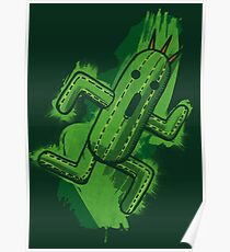 Póster Cactuar pintado