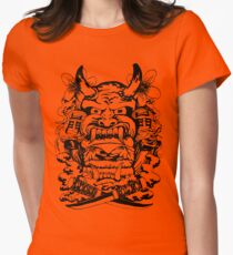 Japanese demon Women's Fitted T-Shirt