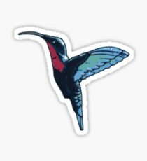 Black Hummingbird Sticker