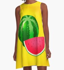 Watermelon A-Line Dress