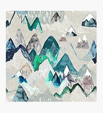 Call of the Mountains (in evergreen) Photographic Print