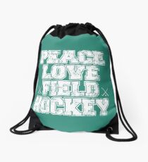 Mochila saco Peace Love Field Hockey