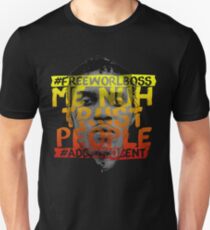 NUH TRUST PEOPLE #FREEWORLBOSS (YELLOW-RED) Unisex T-Shirt