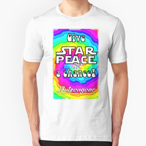 Give Star Peace A Chance! Slim Fit T-Shirt