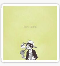 Luffy : version jaune Sticker