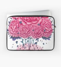 Funda para portátil Creative Brains with peonies