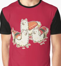 Alpaca Sushi Niguiri Graphic T-Shirt