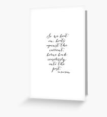 So we beat on Greeting Card