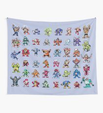 Tela decorativa MegaMan 1 a 6 Robot Masters