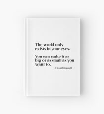Cuaderno de tapa dura El mundo solo existe en tus ojos