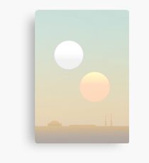 two suns Canvas Print