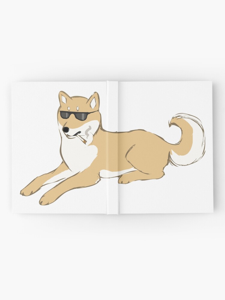 Good Boy I Havent Heard That Name In Years Thug Shiba Inu Meme Hardcover Journal