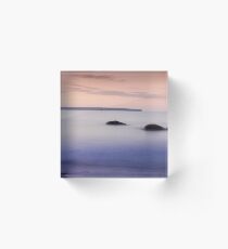 Ostsee Sonnenuntergang Acrylic Block