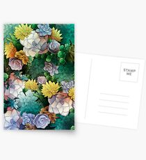Succulent World Postcards
