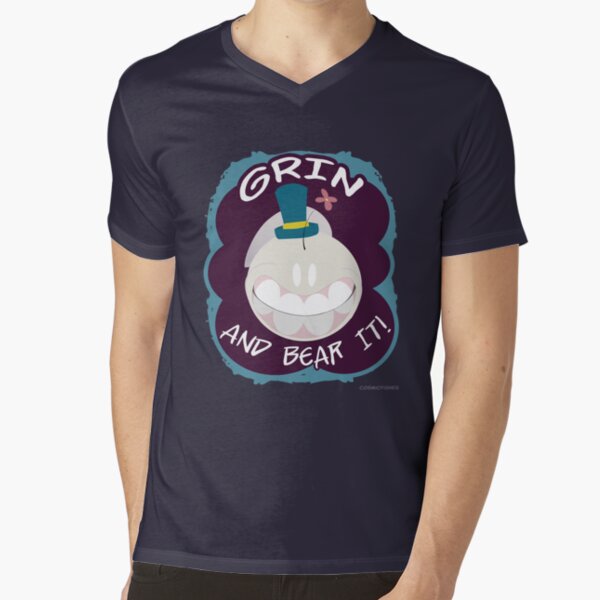 Grin And Bear It - Schnell design V-Neck T-Shirt