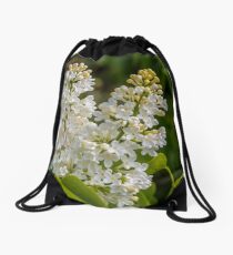 Flower macro Drawstring Bag