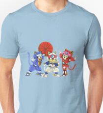 Samurai Pizza Cats, retro, vintage, Manga Unisex T-Shirt