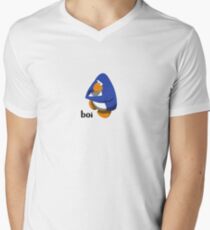Club Pinguin BOI T-Shirt mit V-Ausschnitt