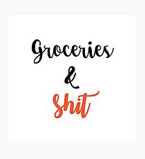 Groceries Photographic Print