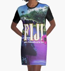 Purple Dream Graphic T-Shirt Dress