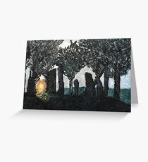 Through the Stones Greeting Card