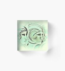 sci fi dreaming Jacqueline Mcculloch Acrylic Block