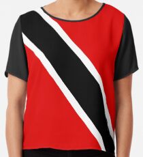 Trinis Represent! Official Trinidad Merch Chiffon Top