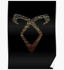 Angelic Rune Poster