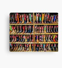 Cowboy Bootery - Fort Worth Stockyards Texas USA Canvas Print