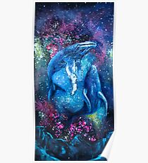 Space Whales Poster