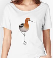American Avocet by Rick Simpson Women's Relaxed Fit T-Shirt