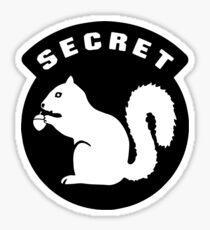 Secret Squirrel Sticker