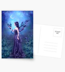 Iridescent Fairy & Dragon Postcards