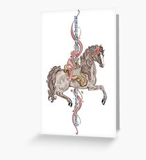 Carousel Greeting Card