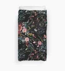 Midnight Floral Duvet Cover