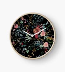 Mitternacht Blumen Uhr
