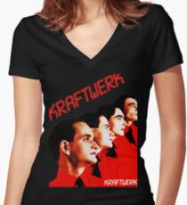 kraftwerk Women's Fitted V-Neck T-Shirt